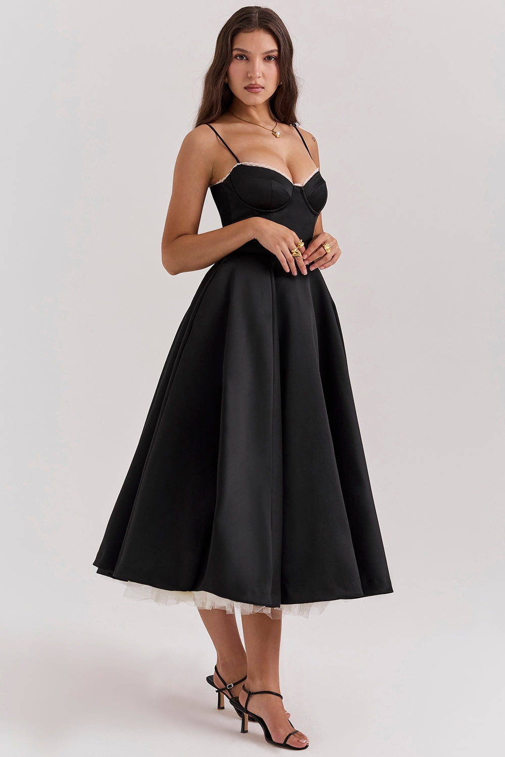 Cindi Tulle Midi Dress